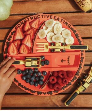 Construction Plate and Utensils