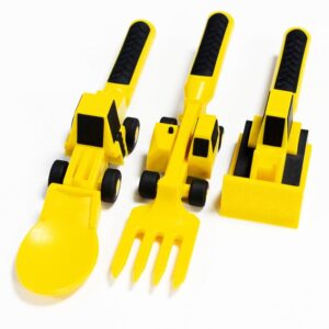 Construction Plate and Utensils
