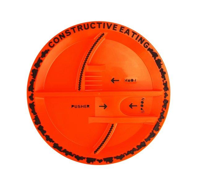 Construction Plate and Utensils