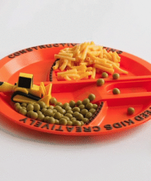 Construction Plate and Utensils