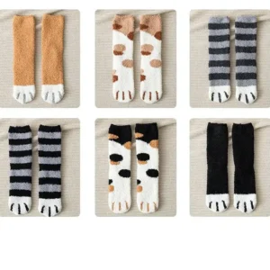 Cute Cat Cotton Socks