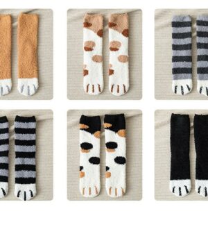 Cute Cat Cotton Socks