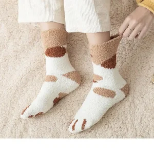 Cute Cat Cotton Socks