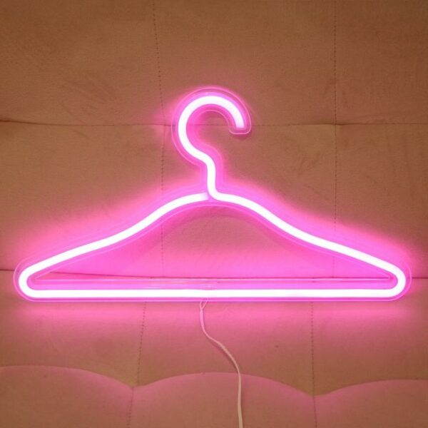 LED Neon Clothes Hanger