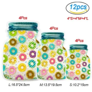 Multi-Purpose Reusable Jar Bags