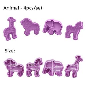 Perfect Stamp Biscuit Mold (4 PCS)
