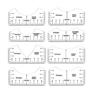PrinTee T-Shirt Transparent Ruler Guide
