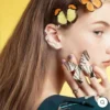 ZIRCON BUTTERFLY EARRINGS