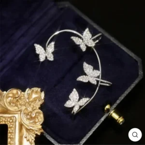 ZIRCON BUTTERFLY EARRINGS