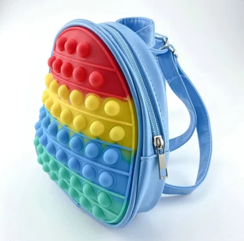 Push Bubbles Children's Backpack Toys