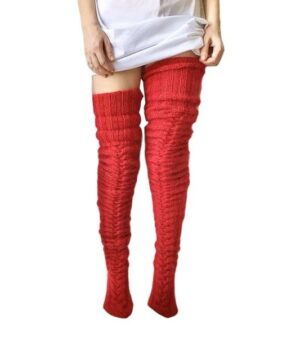 Knitted Thigh High Stockings