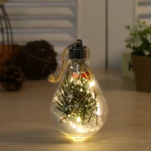 LED Transparent Christmas Ornament