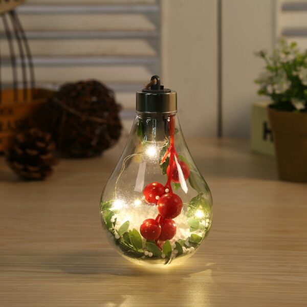 LED Transparent Christmas Ornament