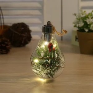 LED Transparent Christmas Ornament