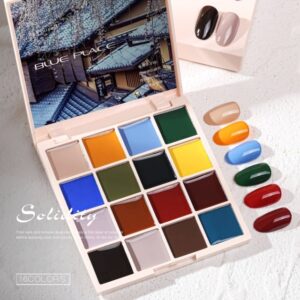 16 Colors Solid Butter Nail Gel Palette
