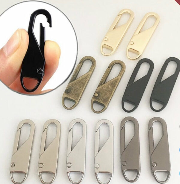 6 Pieces Zipper Pull Replacements Repair Kit