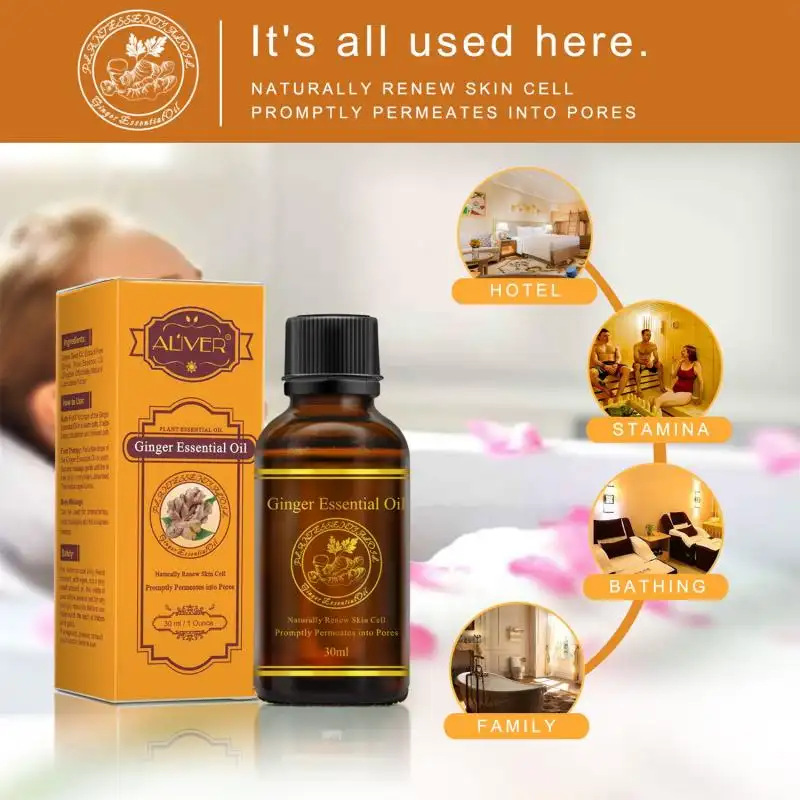 Belly Drainage Ginger Oil