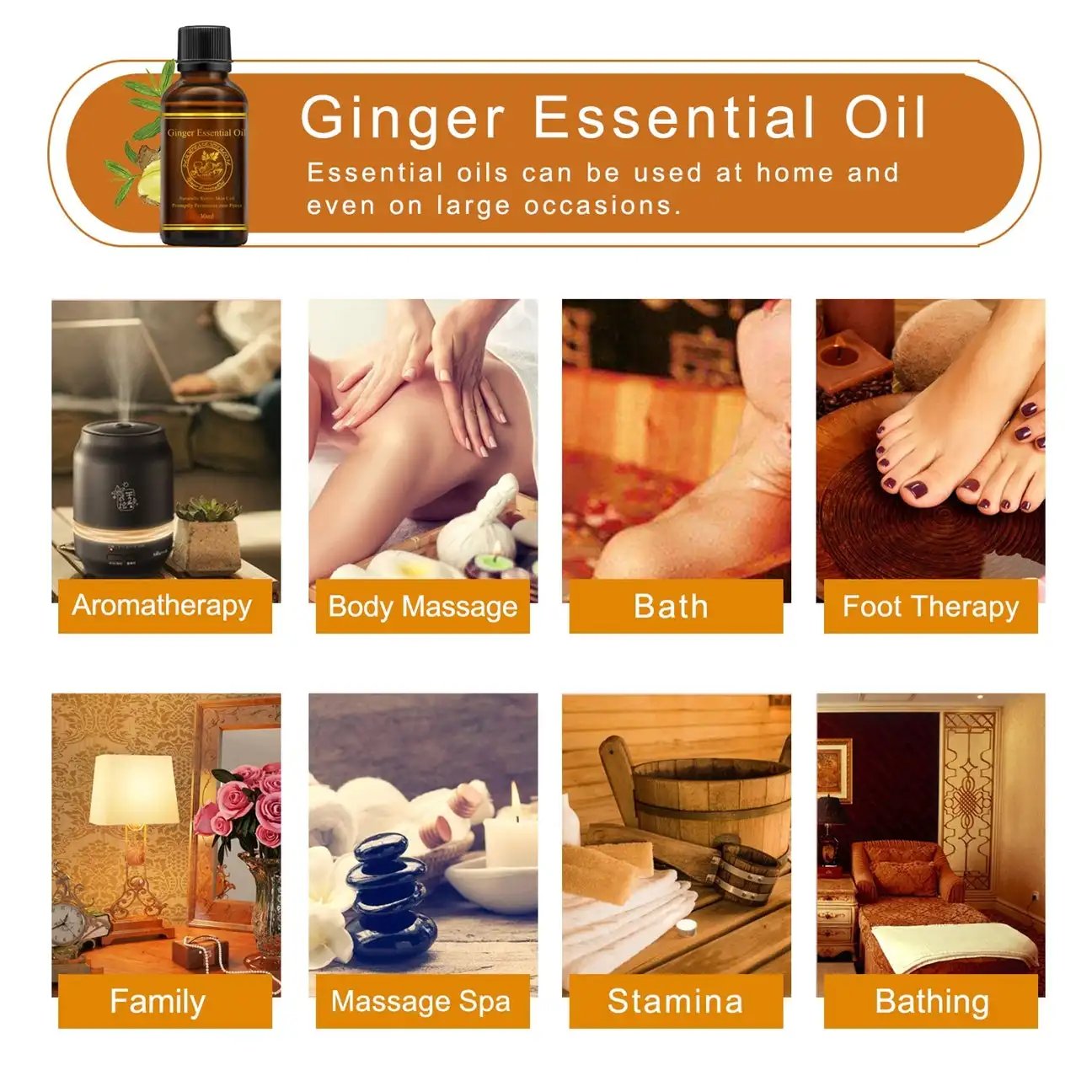 Belly Drainage Ginger Oil