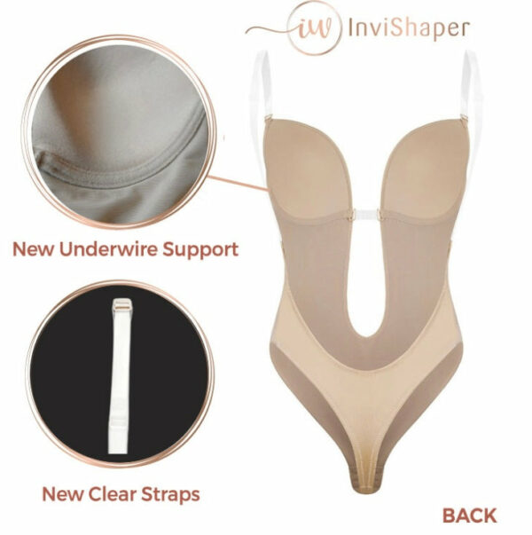 InviShaper - Plunge Backless Body Shaper Bra