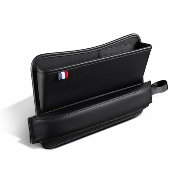 Leather Car Seat Slot Storage Box