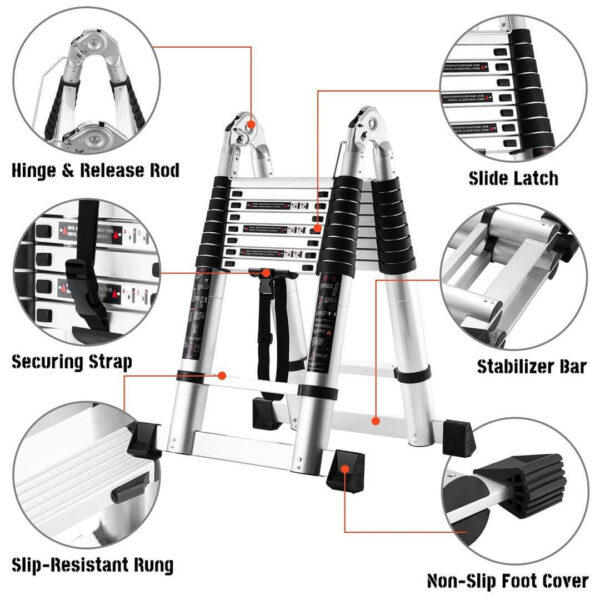 Multifunctional Telescopic Ladder
