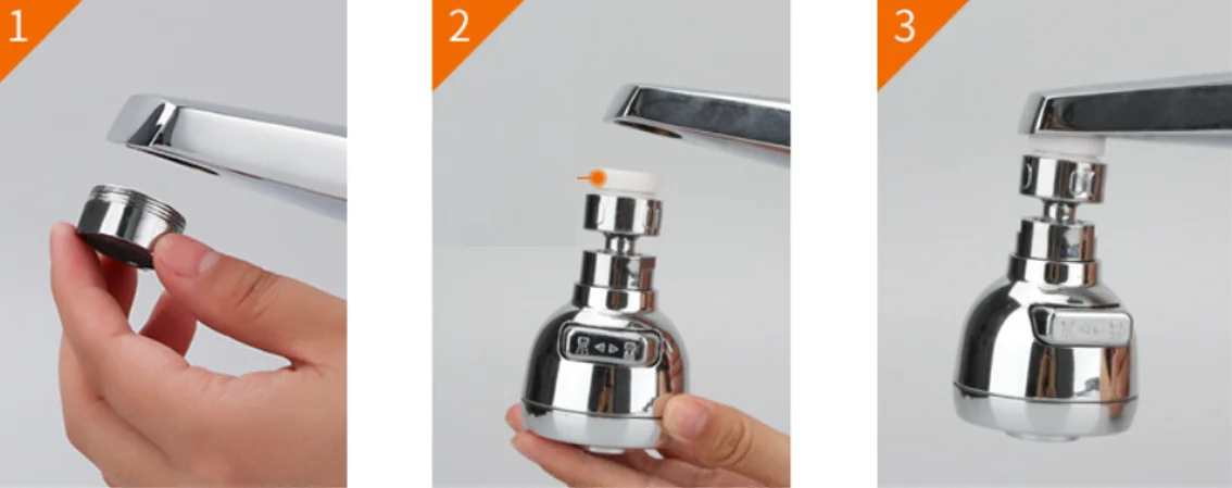 Pressure Boost 360° Rotate Kitchen Tap