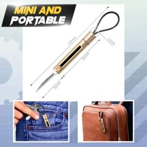 Retractable Blade Keychain