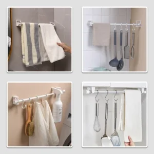 Self Adhesive Rotating Rod Brackets