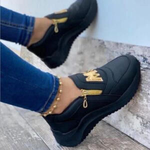 Women’s Double Side Zip Sports Shoes