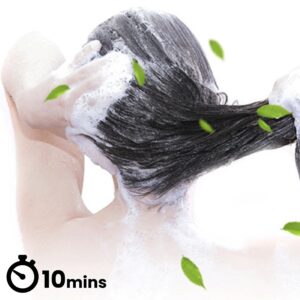 10 分钟天然草本染发洗发水