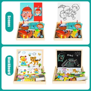 3D Magnetic Puzzle Set
