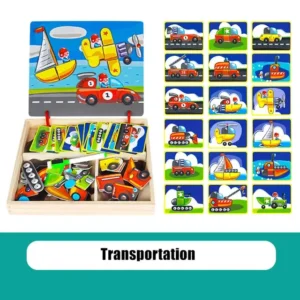 3D Magnetic Puzzle Set