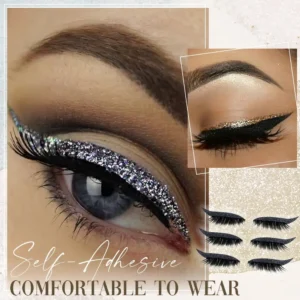 4D Glitter Reusable Eyeliner and Eyelashes Stickers