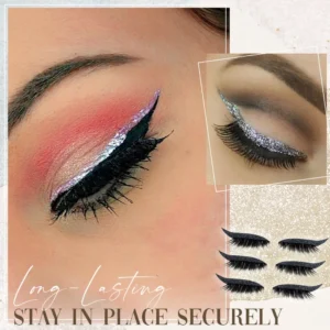 4D Glitter Reusable Eyeliner and Eyelashes Stickers