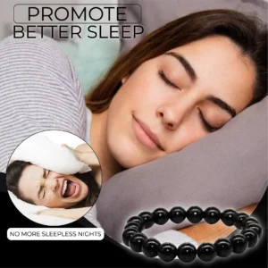 Black AntiSwelling ObsidianAnklet