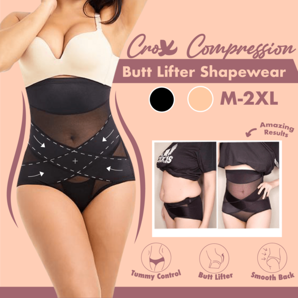 Cross Compression Butt Lifter Shapewear