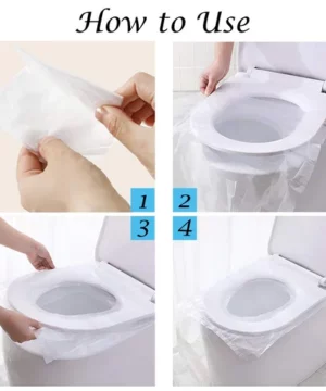 Disposable Plastic Toilet Seat Cover