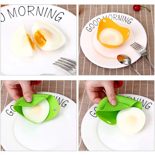 Easy Silicone Egg Poaching Cups