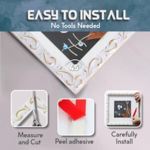 European Style Flexible Molding Trim Self Adhesive