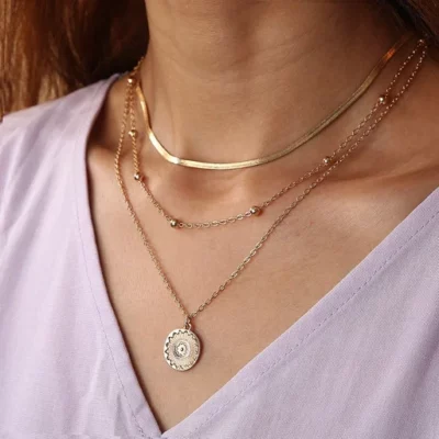 Fashionable Layered Necklace