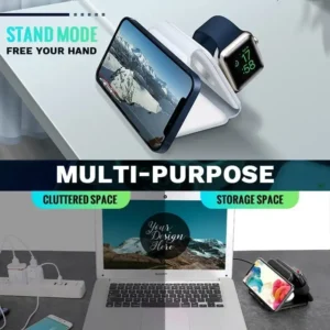 Foldable 3-in-1 Wireless Charger