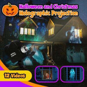 Halloween and Christmas Holographic Projection
