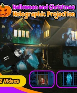 Halloween and Christmas Holographic Projection