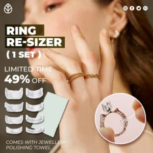 Invisible Ring Size Adjuster - 8 Sizes/Set