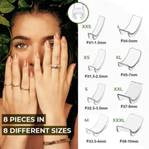 Invisible Ring Size Adjuster - 8 Sizes/Set