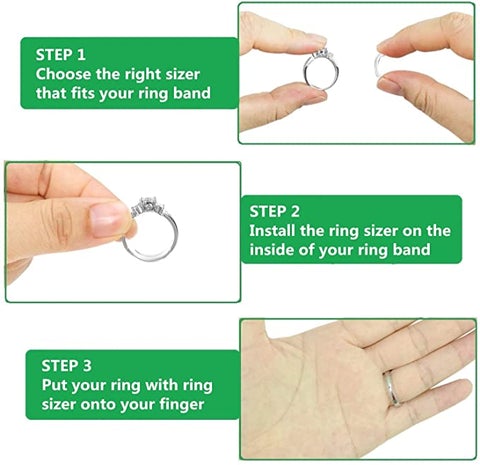 Invisible Ring Size Adjuster - 8 Sizes/Set