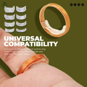 Invisible Ring Size Adjuster - 8 Sizes/Set