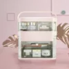 LED Light Makeup Storage Mirror