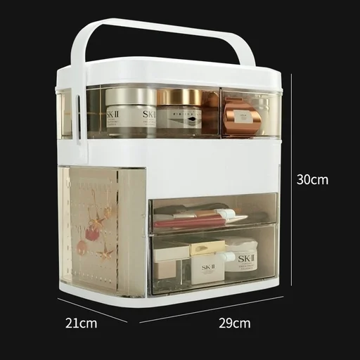 LED Light Makeup Storage Mirror