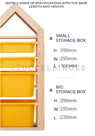 Little House Children Storage Cabinet